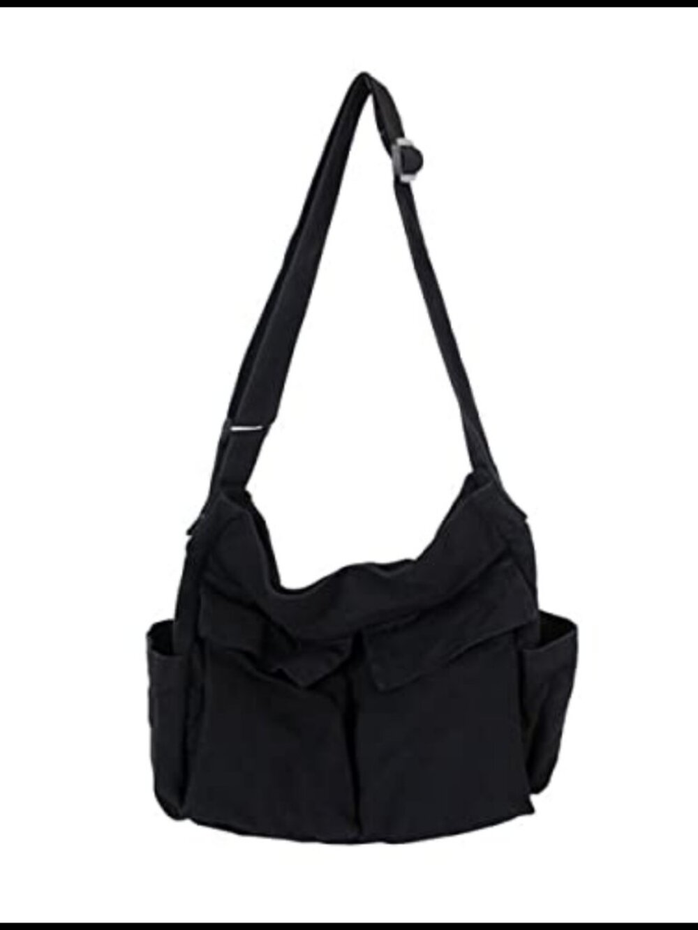 Canvas Crossbody Messenger Bag Laptop Shoulder School Work Travel